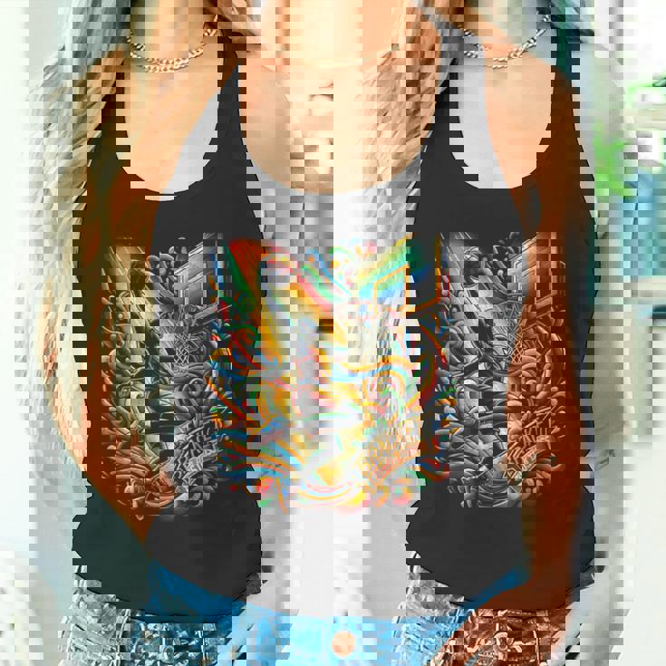 マーチ カレッジ バスケットボール レトロ ブラケット バスター ボス Bボール タンクトップ