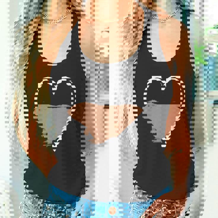 マーモット ハート マーモット アニマル ズークピーパー タンクトップ