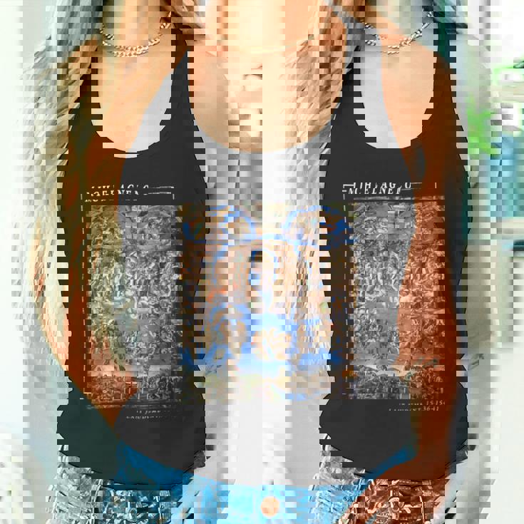 ミケランジェロ 絵画 最後の審判 美術愛好家のために タンクトップ