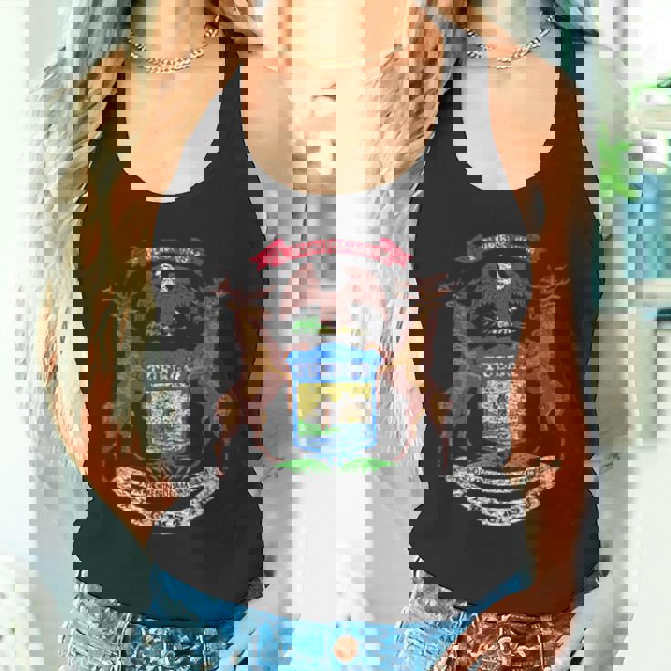 ミシガン州旗国章 タンクトップ