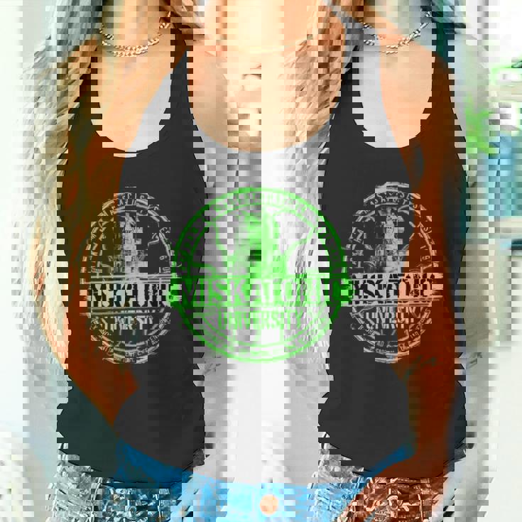 ミスカトニック大学ロゴ ホラー文学 タンクトップ