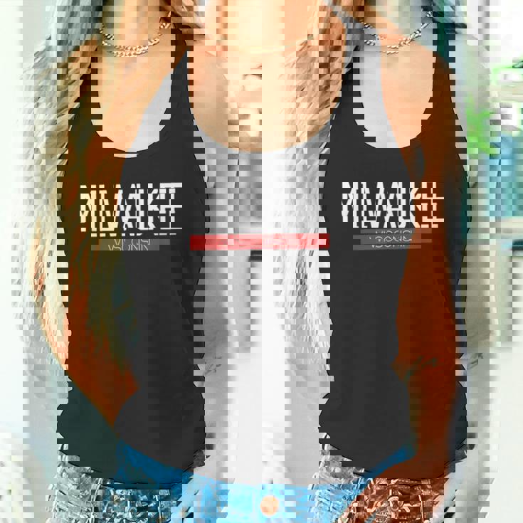 ミルウォーキー ウィスコンシン お土産 ヴィンテージ ウィスコンシン ミルウォーキー タンクトップ