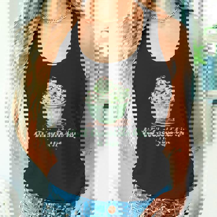 ミントチョコレートチップアイスイズライフ タンクトップ