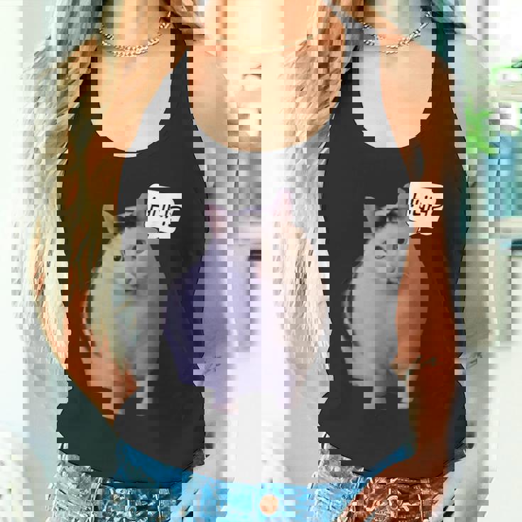 ミームハァキャット面白い タンクトップ