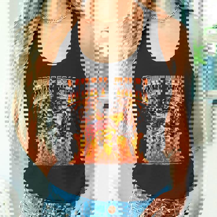 ムエタイタイボクシングフレーム90年代ブーツレッグスタイル タンクトップ