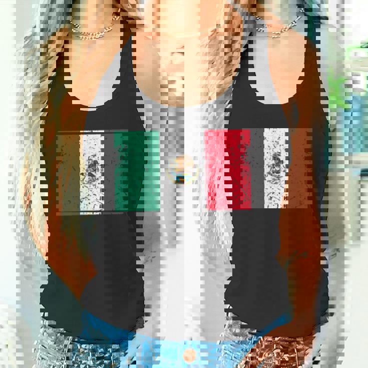 メキシコ国旗グラフィック メンズ レディース キッズ タンクトップ