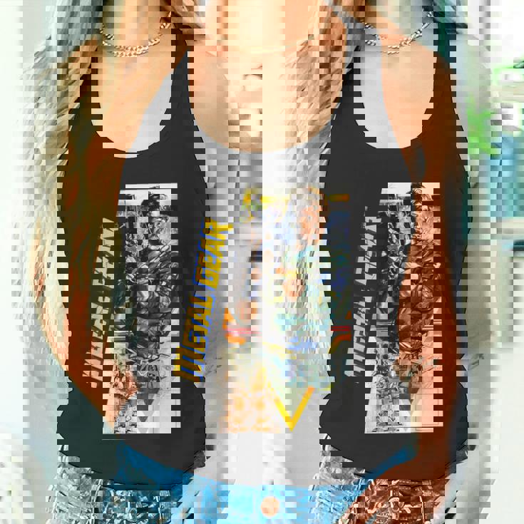 メタルギアボックス アート タクティカル スパイ活動 レトロゲーマー タンクトップ