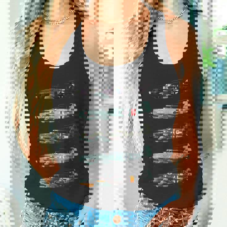 メッサーシュミットbf109ドイツww2ファイター タンクトップ