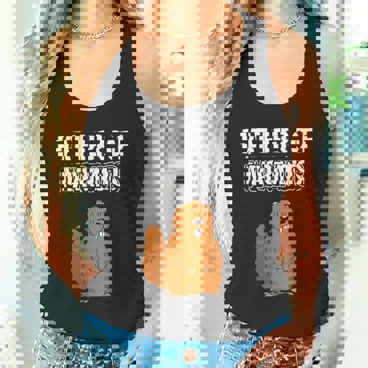 メンズ・ボーイズ・マーモット・パパ 父の日 マーモットの父 タンクトップ