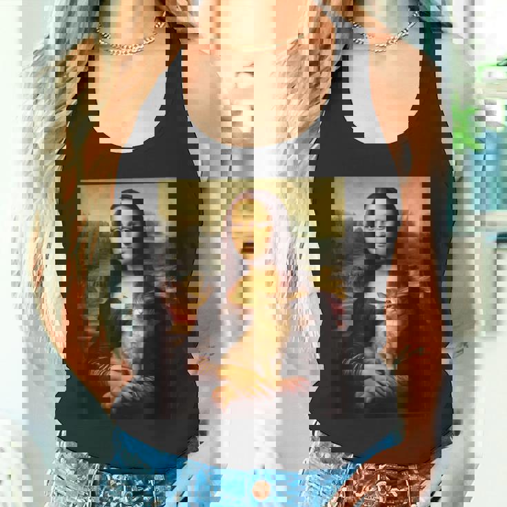 モナリザ 猫 タンクトップ