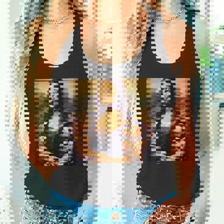 モナリザ 筋肉付き おもしろギフト タンクトップ