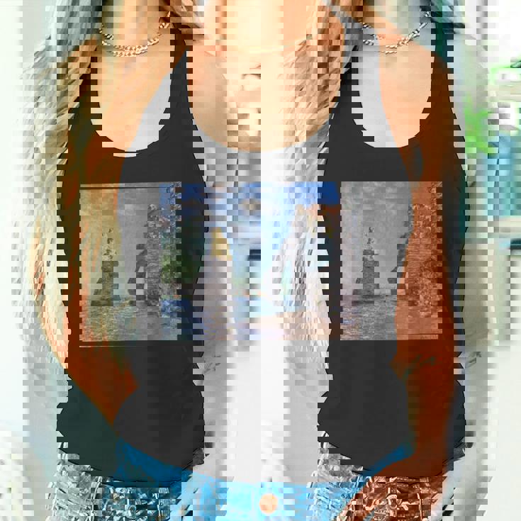 モネのエトルタの断崖 タンクトップ