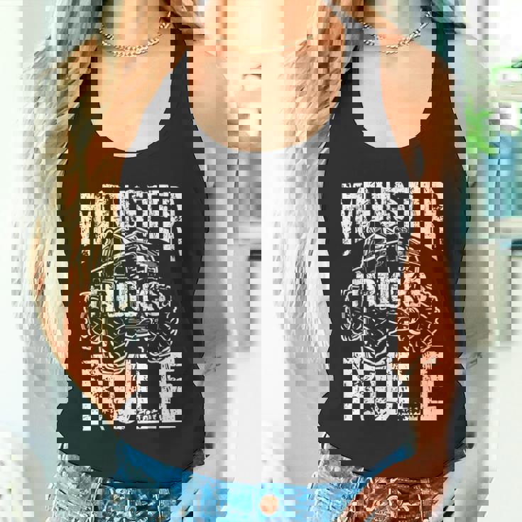 モンスタートラックルールジャムモンスタートラックボーイズ タンクトップ