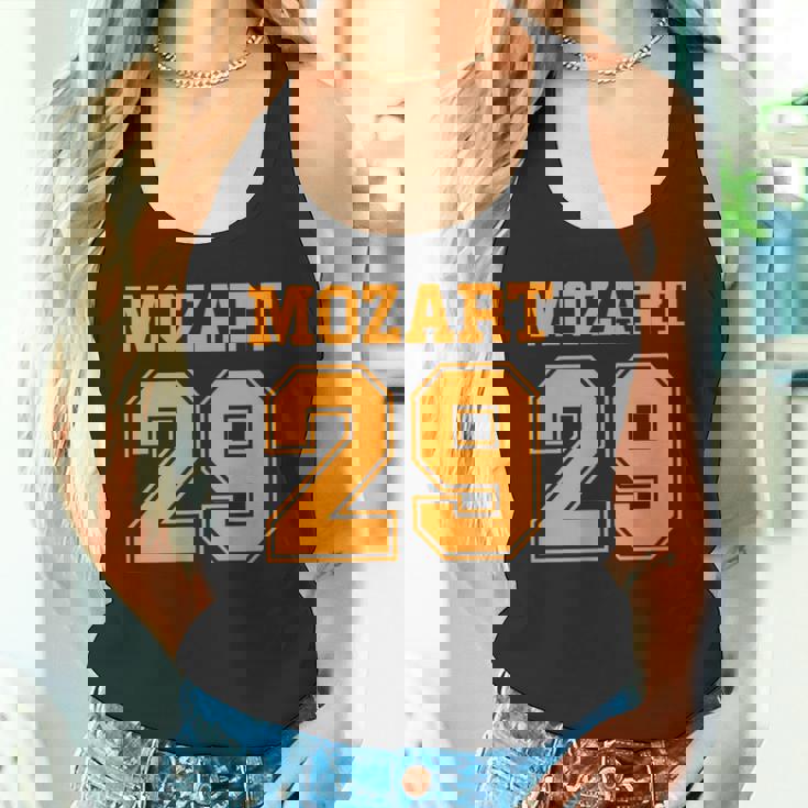 モーツァルト29交響曲面白いスポーツ Mozart 29 タンクトップ