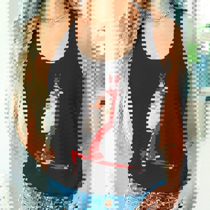 ヨガ サンタ クリスマス ワークアウト タンクトップ