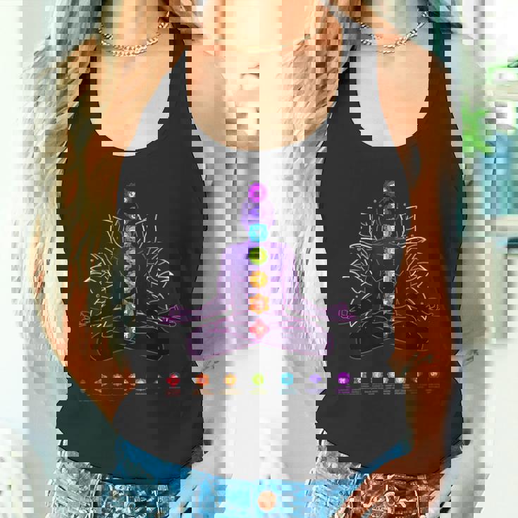 ヨガ チャクラ スピリチュアル ボディ システム 瞑想 タンクトップ