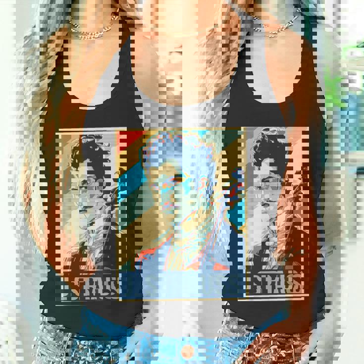 ヨハン・シュトラウス ポスター ミュージシャン 作曲家 タンクトップ