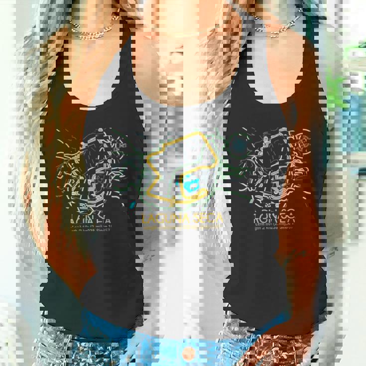 ラグナセカ サーキットマップデザイン タンクトップ