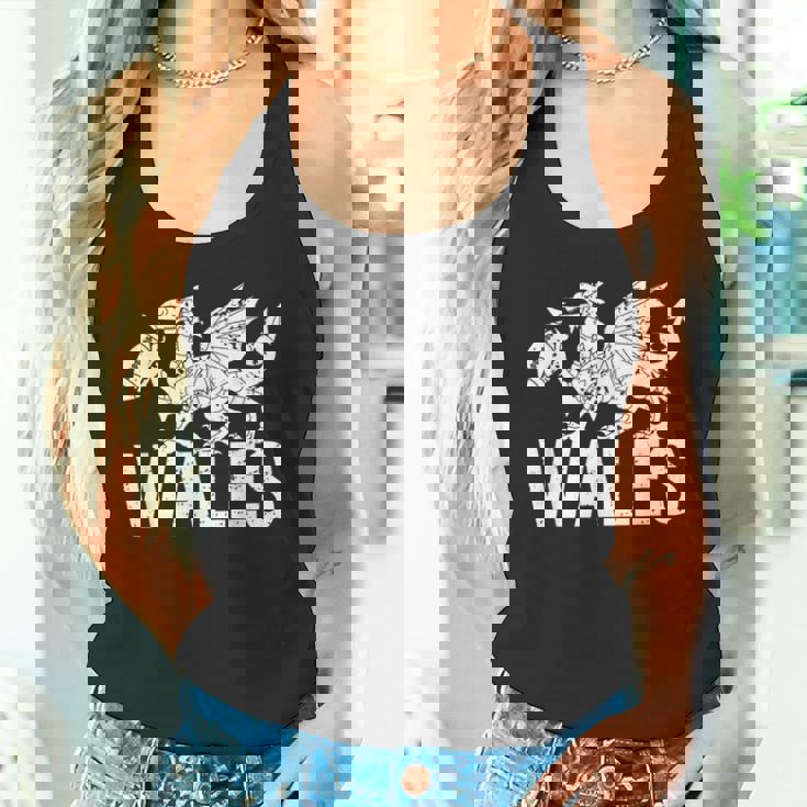 ラグビーウェールズドラゴン ウェールズ メンズ レディース ボーイズ ガールズ ウェールズ タンクトップ