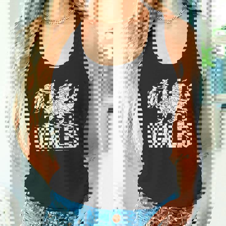 ラグビーボール ウェールズドラゴン メンズ レディース ボーイズ ガールズ ウェールズ タンクトップ