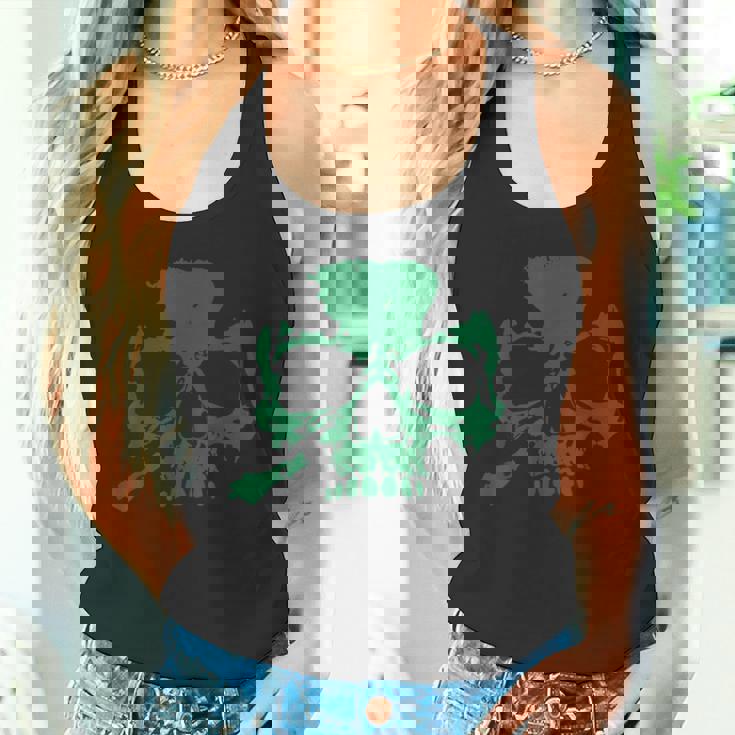 ラッキースカル クローバー タンクトップ