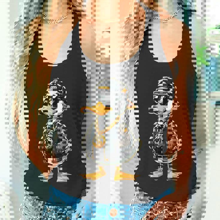 ラッパー スタイルの黄色いアヒルの子 ヒップホップ アヒルの子 タンクトップ