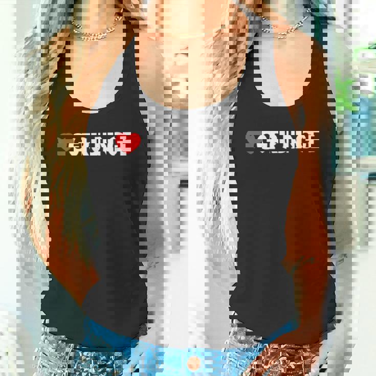 ラブグランジ-ハート タンクトップ