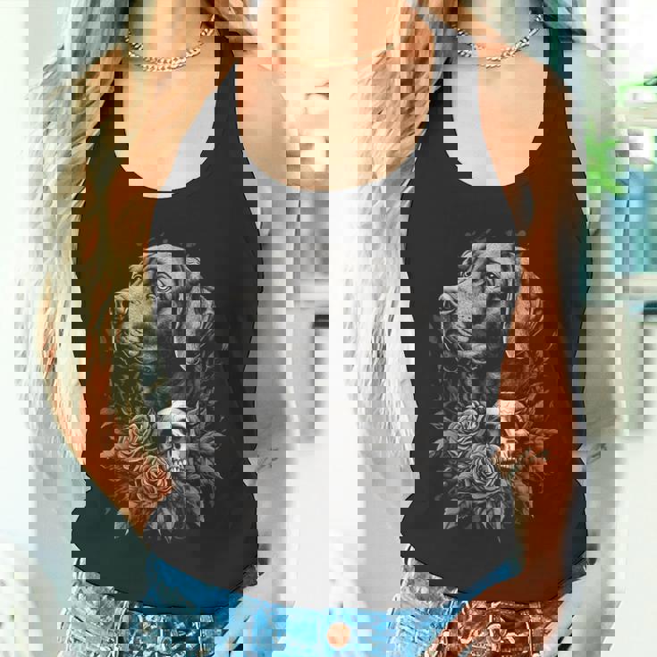 ラブラドール 犬 グラフィック ペット イラスト ラブラドール タンクトップ