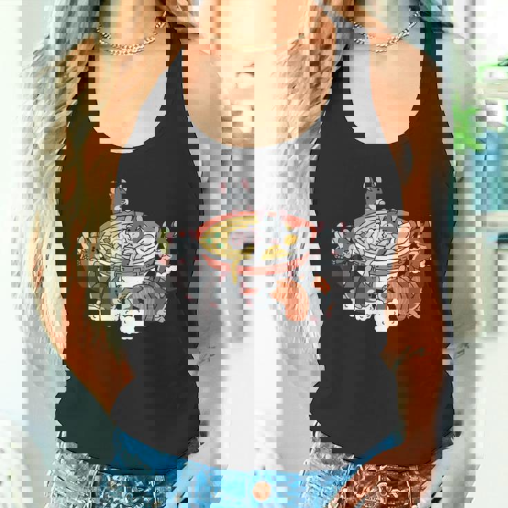 ラーメン寿司チンチラペット タンクトップ