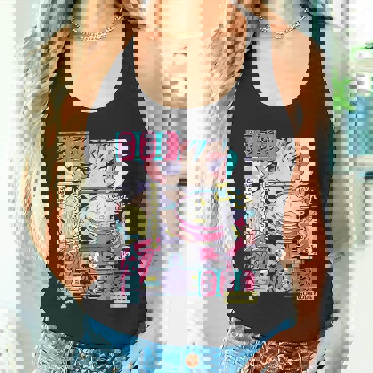 ラーメン屋日本のアニメ・マンガ・コミックパネルaporwave タンクトップ