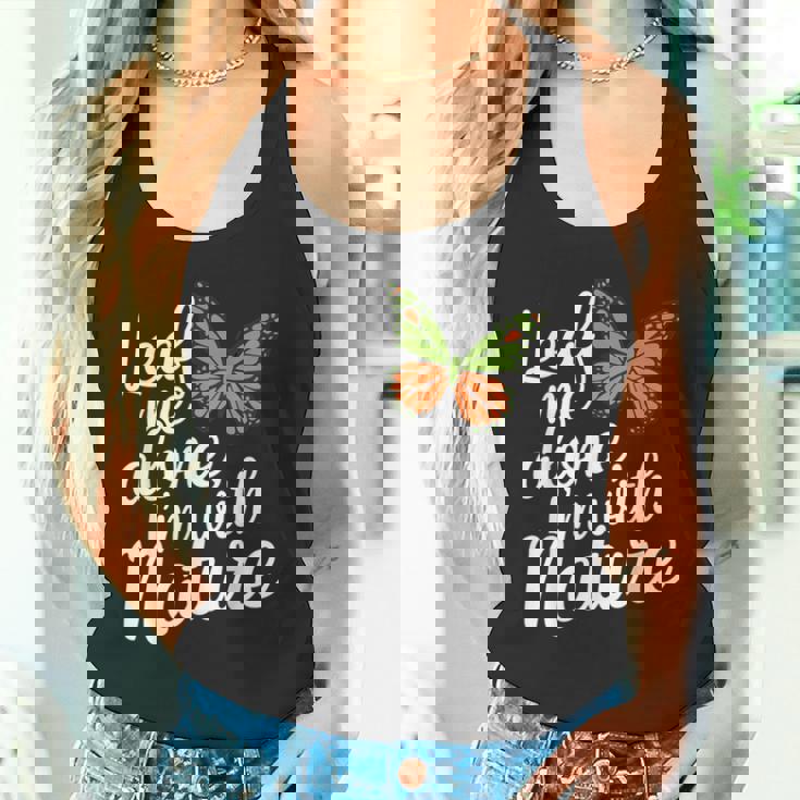 リーフ・ミー・アローン・ネイチャー・デザイン タンクトップ