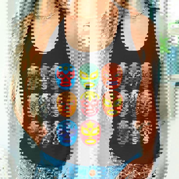 ルチャリブレ レスラーマスク かわいいフリーファイティングギフト タンクトップ