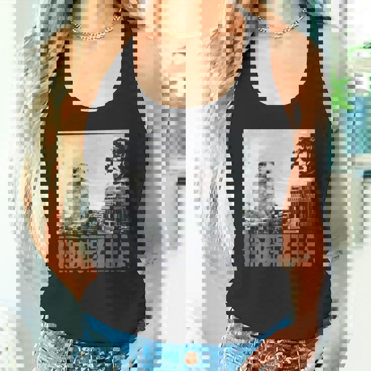 レア ハリネズミ ヒーロー 新聞写真 ハリネズミアート タンクトップ