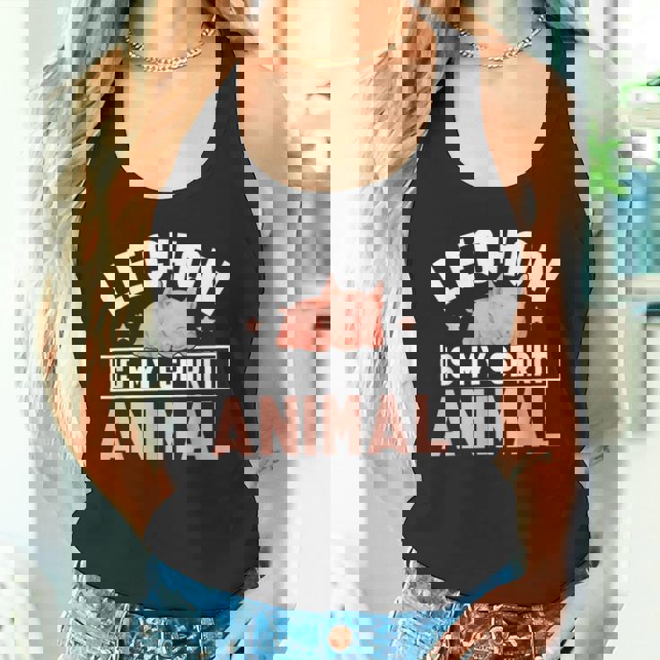 レチョンは私の精神動物です面白いですlechon Pinoy タンクトップ