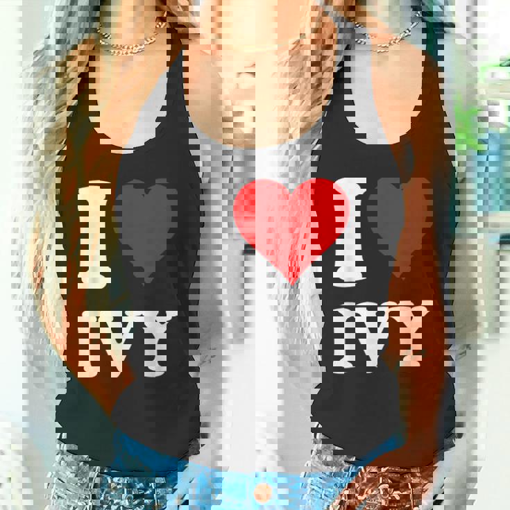 レッドハート アイビーが大好き タンクトップ