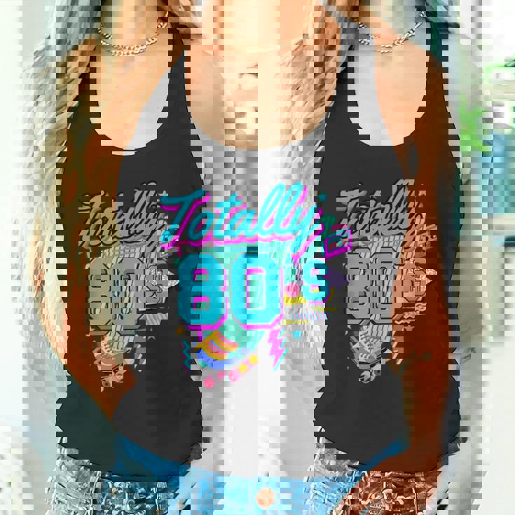 レトロ 1980年代 カラフル 80年代 面白い 80 レイブ テーマ パーティー タンクトップ