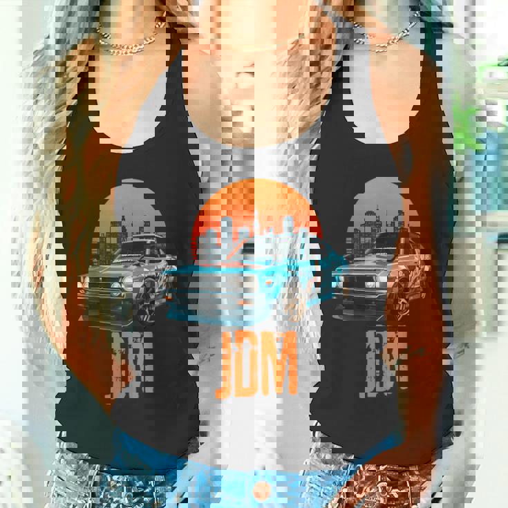 レトロ Jdm 和 ドリフト レーシング チューニング 車 東京 スカイライン タンクトップ