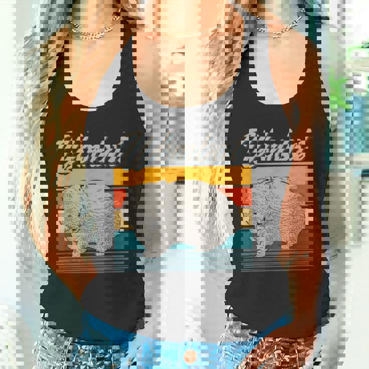 レトロ アウトバック オージー 動物園 キーパー オーストラリア ウォンバット タンクトップ