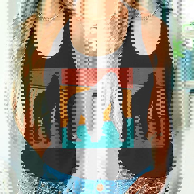 レトロ ゴリラ I エステティック ゴリラ I モンキー I ゴリラ タンクトップ