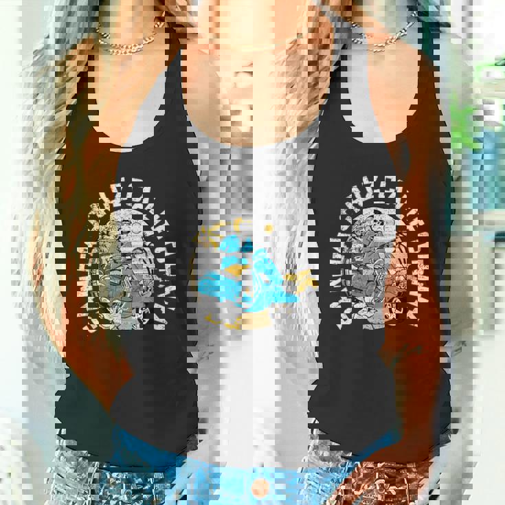 レトロ スケルトン ビーチ サンタクルーズ タンクトップ