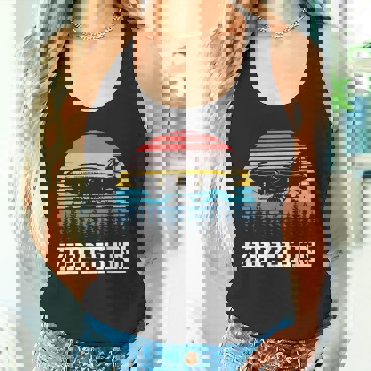 レトロ ツェッペリン 70年代 80年代 飛行船 ツェッペリン ツェップリン タンクトップ