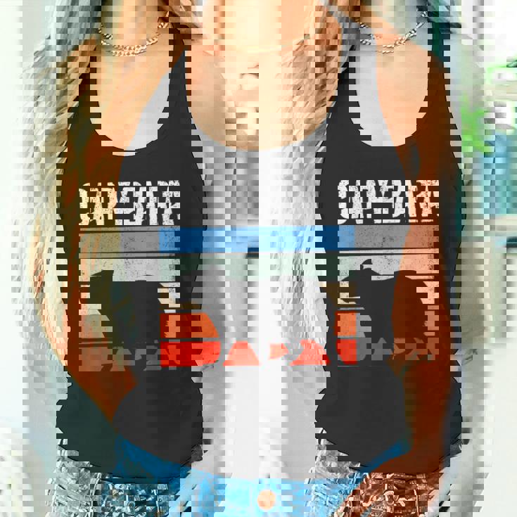 レトロ ビンテージ カピバラ かわいい 動物 タンクトップ