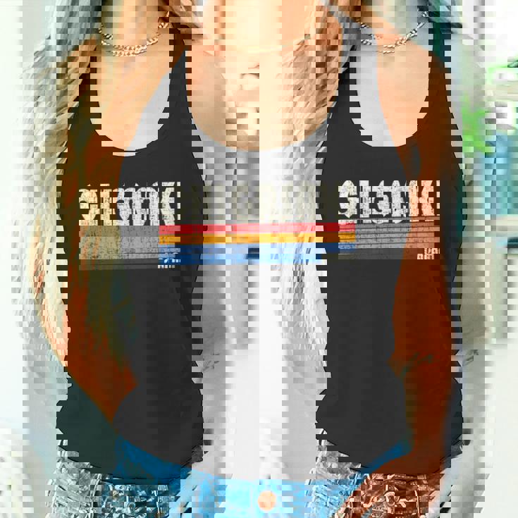 レトロ ヴィンテージ 70年代 80年代風 茅ヶ崎 日本 タンクトップ