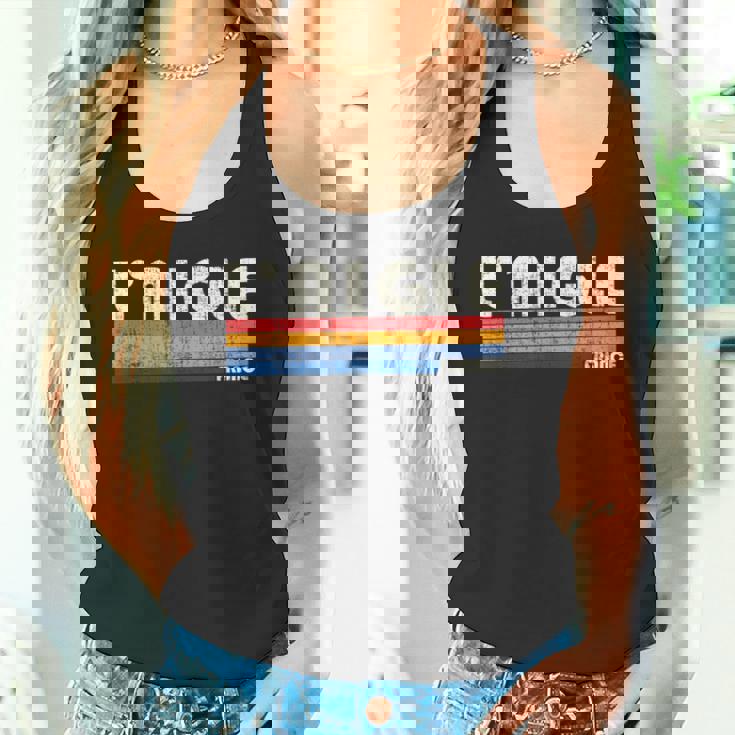 レトロ ヴィンテージ 70年代80年代スタイル L'aigle フランス タンクトップ