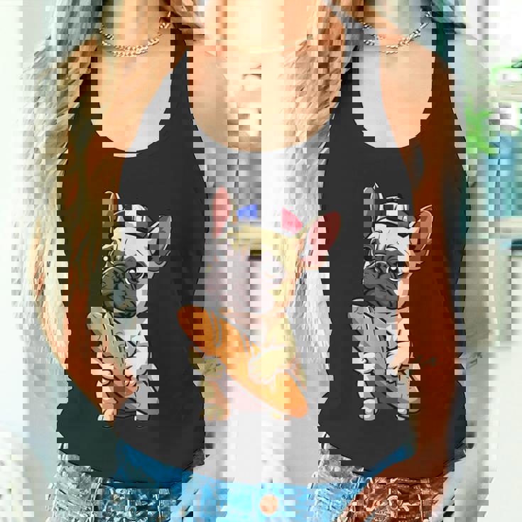 レトロ ヴィンテージ かわいい フレンチブルドッグ パリ お土産 ギフト タンクトップ