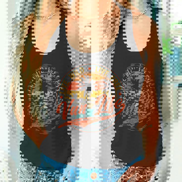 レトロ ヴィンテージ バン ライフ タンクトップ