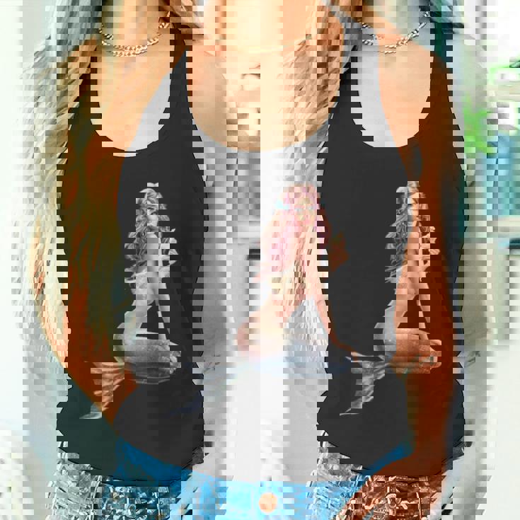 レトロ ヴィンテージ ピンナップ ガール マーメイド タンクトップ