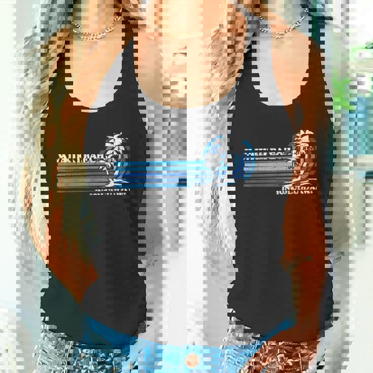 レトロ ヴィンテージ 家族旅行 ホノルル ハワイ ワイキキ ビーチ タンクトップ