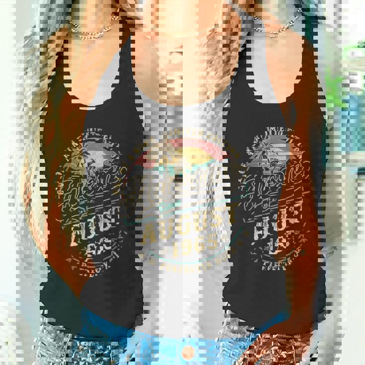 レトロな60歳の男性向け誕生日プレゼント 1965年8月 60歳 タンクトップ