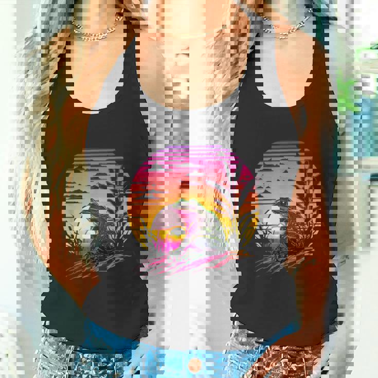 レトロなエステティックフロッグ タンクトップ